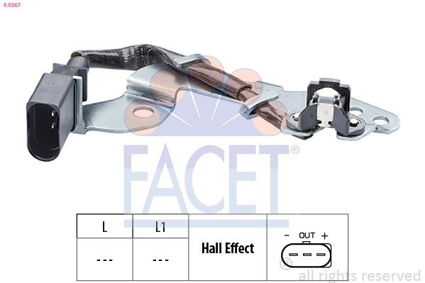  Sensor de efeito Hall Audi A4 B5 sedan (8D2) (1994 - 2001) B5