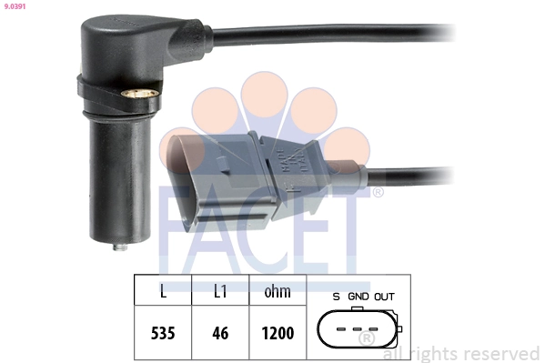 Compre 303061 EFI Sensor de posição (de revoluções) de cambota