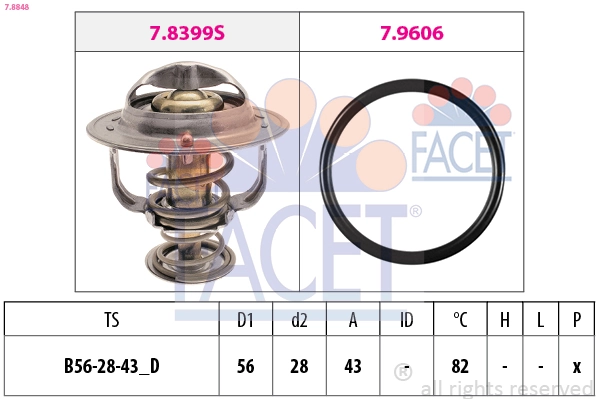 6000611040 Fiat/Alfa/Lancia Termostato