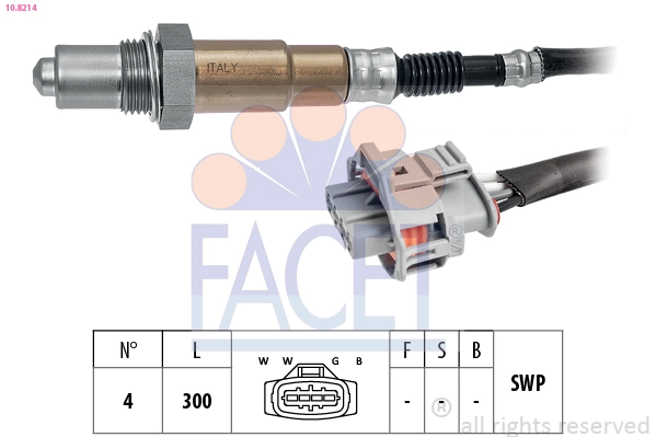 855390 General Motors Sonda lambda, sensor de oxigênio até o catalisador