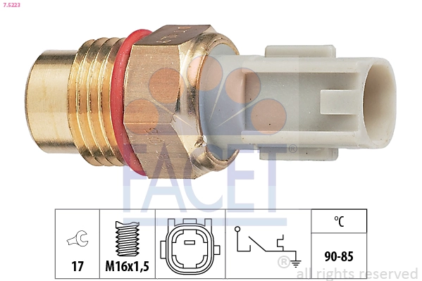 Sensor de temperatura do fluido de esfriamento Lexus RX  MCU15 ao melhor preço