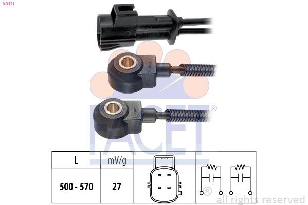  Sensor de detonação Volvo S60 I sedan (RS, RH) (2000 - 2010) I