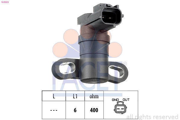 150724 Cargo Sensor de posição (de revoluções) de cambota
