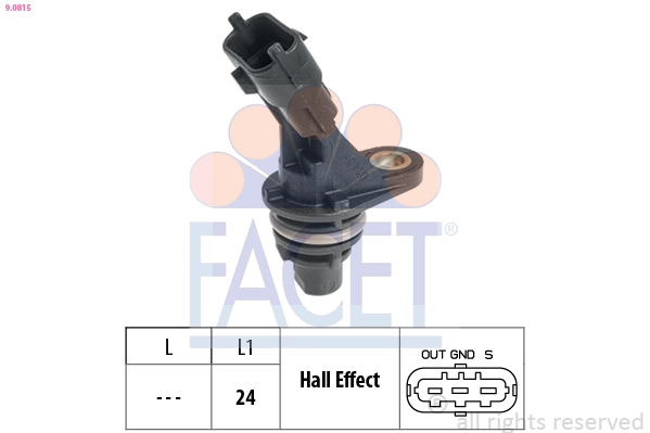 Sensor de posição da árvore distribuidora Ford Puma  J2K, CF7