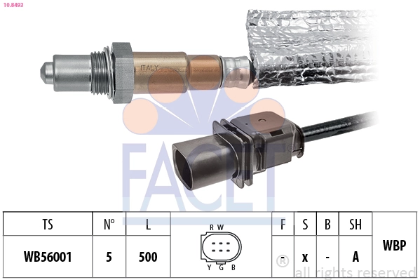  Sonda lambda, sensor de oxigênio Audi A4 B8 sedan (8K2) (2007 - 2015) B8