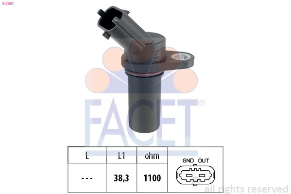 Sensor de posição (de revoluções) de cambota Iveco Daily IV 