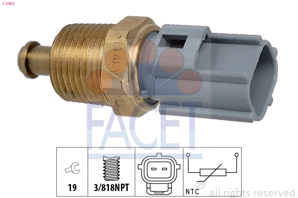  Sensor de temperatura do fluido de esfriamento Ford Fiesta Mk4 hatchback (JAS, JBS) (1996 - 2002) Mk4