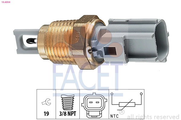 Sensor de temperatura da mistura de ar Ford Focus I DFW