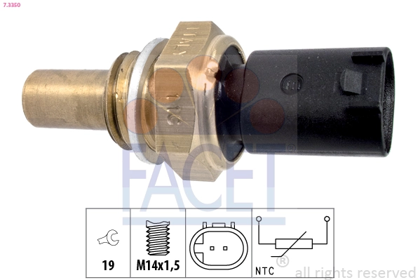 K05103534AB Fiat/Alfa/Lancia Sensor de temperatura de combustível