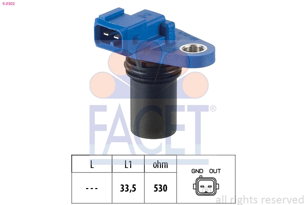Sensor de posição da árvore distribuidora Ford Fiesta IV JAS, JBS ao melhor preço