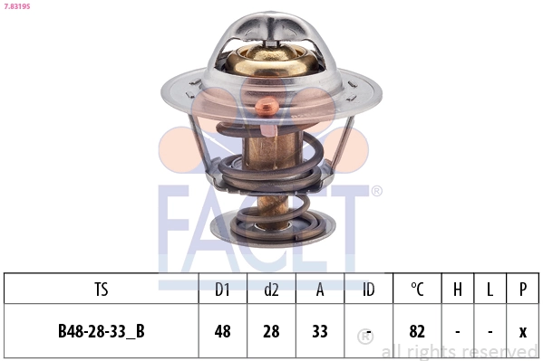Termostato para Toyota Corolla  