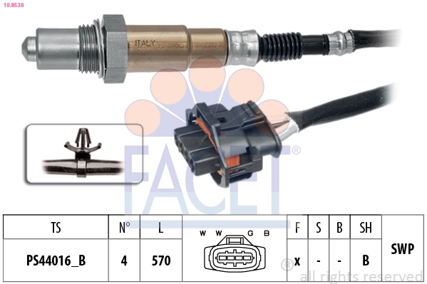 OSM015 Magneti Marelli Sonda lambda, sensor de oxigênio depois de catalisador