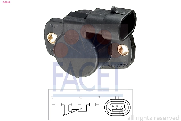 RECCPM9122 CSV Electronic Parts Sensor de posição da válvula de borboleta (potenciômetro)