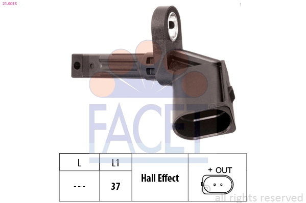 Compre 86882 Mapco Sensor ABS dianteiro direito
