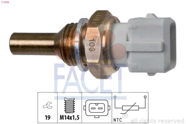 3762020B3 Suzuki Sensor de temperatura do fluido de esfriamento, no dispositivo