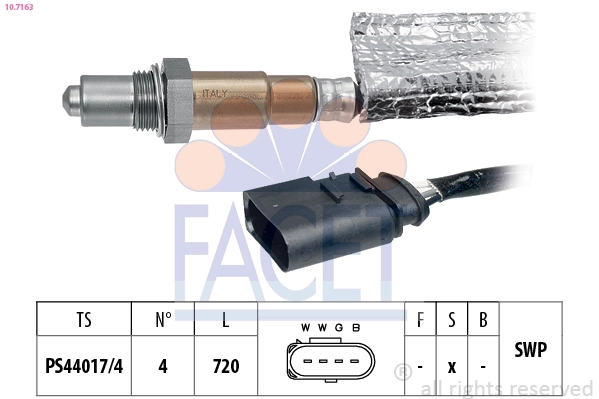 Sonda lambda, sensor de oxigênio para Seat Ibiza II 6K1
