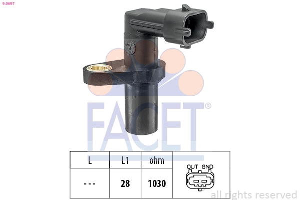 Sensor de posição (de revoluções) de cambota KIA Picanto II TA