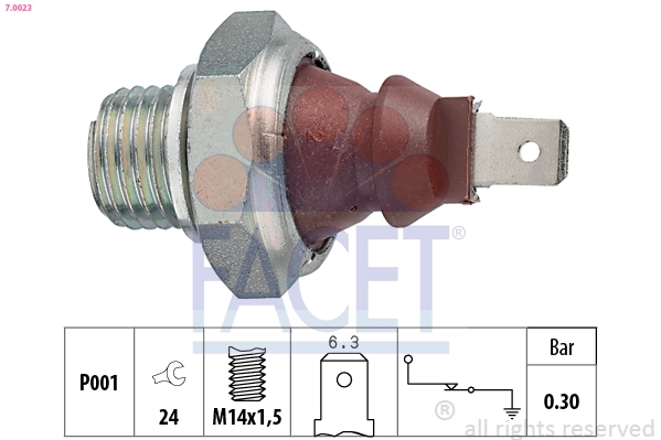 Sensor de pressão de óleo para Renault 18  134