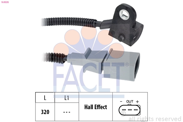  Sensor de posição da árvore distribuidora Volkswagen Crafter 30-35 ônibus (2E, 2EE, 2EK) (2006 - 2016) 30-35