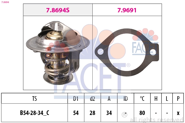 Termostato para Chevrolet Epica II V250