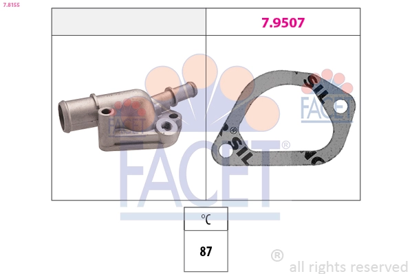 Caixa do termostato Fiat Punto I 176