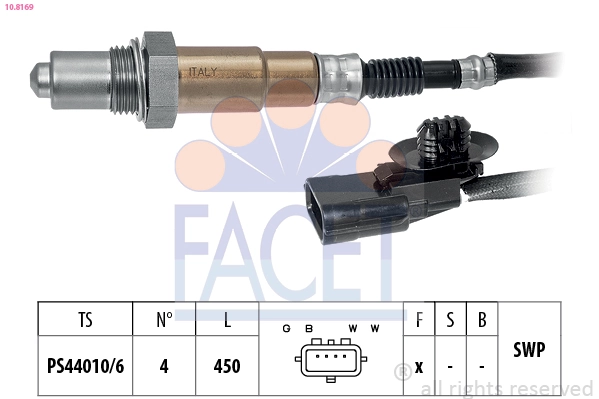 Sonda lambda, sensor de oxigênio Nissan/Infiniti 7700109844