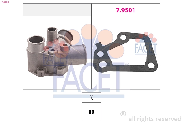 Termostato para Fiat Fiorino  146 Uno