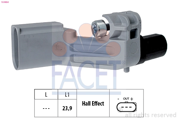 Sensor de posição (de revoluções) de cambota Volkswagen Caddy ALLTRACK IV carrinha (SAB) (2015 - 2026) ALLTRACK IV