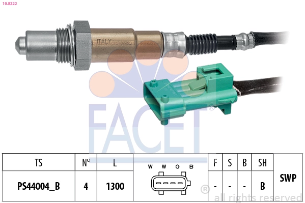 382 NGK Sonda lambda, sensor de oxigênio até o catalisador