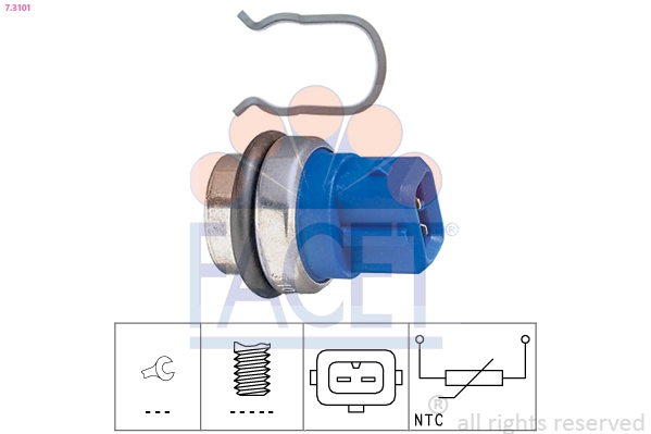 Sensor de temperatura do fluido de esfriamento ERA Benelux 330286 preço, a partir de 9,41 USD