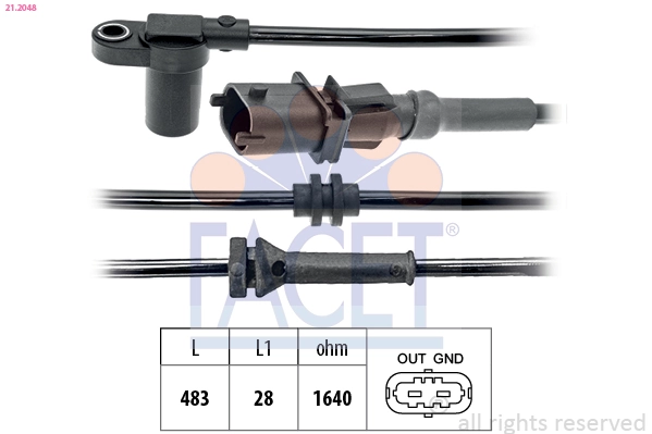 Sensor dianteiro de ABS ERA Benelux 560018A preço, a partir de 29,40 USD