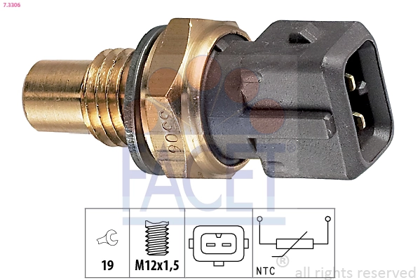 Sensor de temperatura do fluido de esfriamento Smart FORTWO  450 ao melhor preço