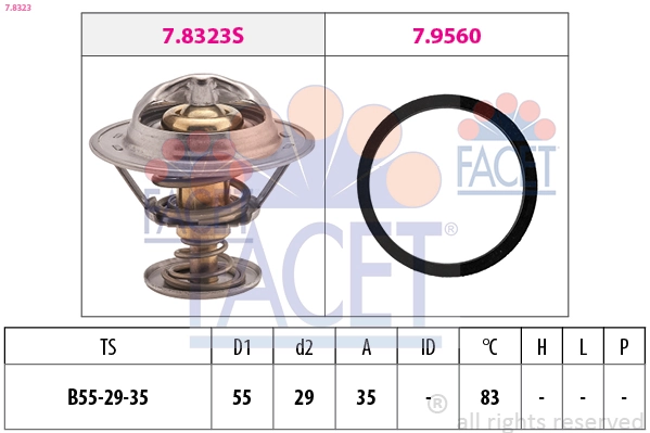 063337 Fiat/Alfa/Lancia Termostato