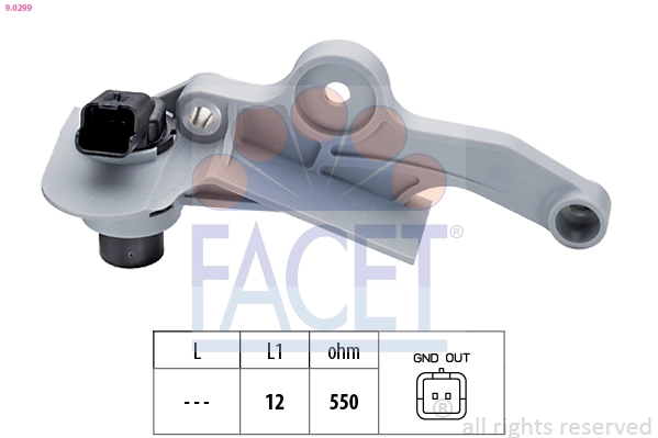 SAG130 Magneti Marelli Sensor de posição (de revoluções) de cambota