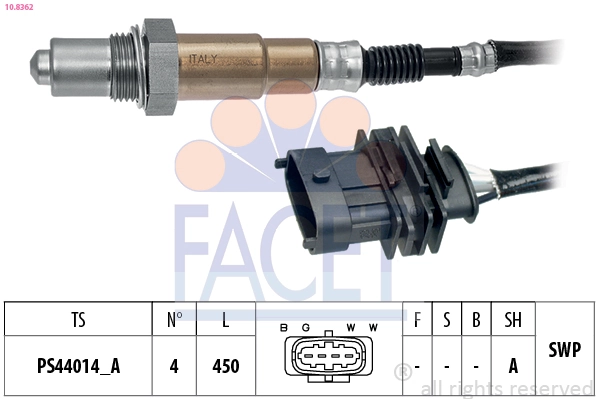 Sonda lambda, sensor de oxigênio Opel Insignia A G09