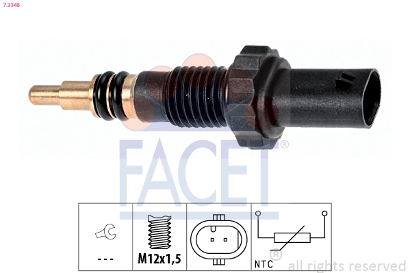  Sensor de temperatura do fluido de esfriamento Mini COUNTRYMAN hatchback (R60) (2010 - 2016) 