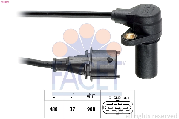 03090C0231N Mahindra Sensor de posição (de revoluções) de cambota