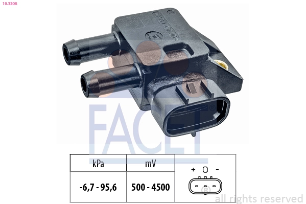 Compre SPS016 Magneti Marelli Sensor de pressão dos gases de escape