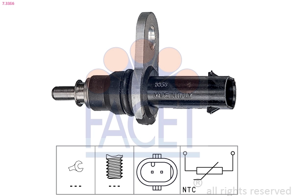 OECVW00382 PLUS AFTERMARKET Sensor de temperatura do fluido de esfriamento