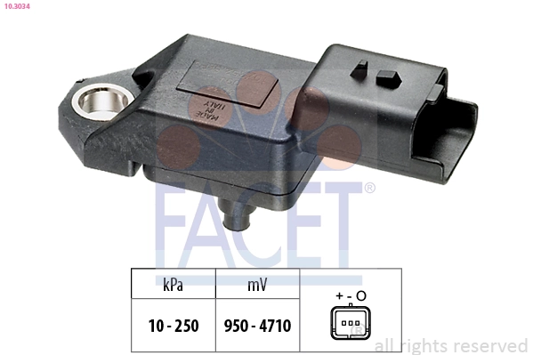 Compre APS38 Polcar Sensor de pressão no coletor de admissão, MAP