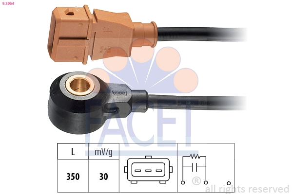 Sensor de detonação para Volkswagen Transporter T4 70A, 70H, 7DA, 7DH