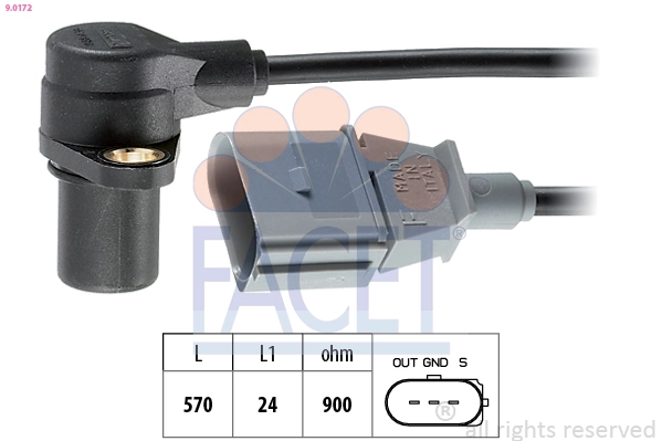 Sensor de posição (de revoluções) de cambota NGK 81042 preço, a partir de 35,41 USD