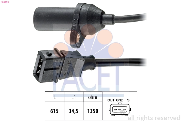 Compre 46774532 Ferrari Sensor de posição (de revoluções) de cambota