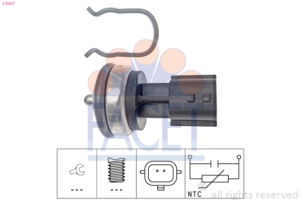  Sensor de temperatura do fluido de esfriamento Renault Master III сaixa (FV) (2010 - 2024) III