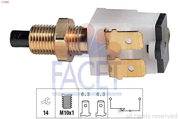 3380073M1 Massey Ferguson Sensor de ativação do sinal de parada