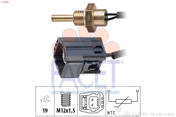 Compre Sensor de temperatura do fluido de esfriamento Volvo V70 1