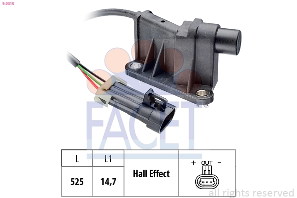 Compre 90412795 Peugeot/Citroen Sensor de posição da árvore distribuidora