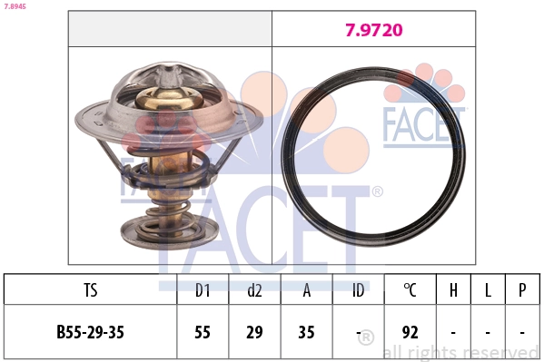 Termostato para Audi Q3  F3B
