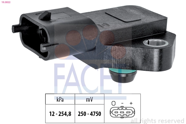 Compre 97287868 General Motors Sensor de pressão no coletor de admissão, MAP