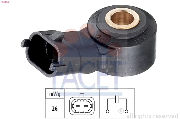  Sensor de detonação Land Rover Discovery II SUV (LJ ,LT) (1998 - 2004) II
